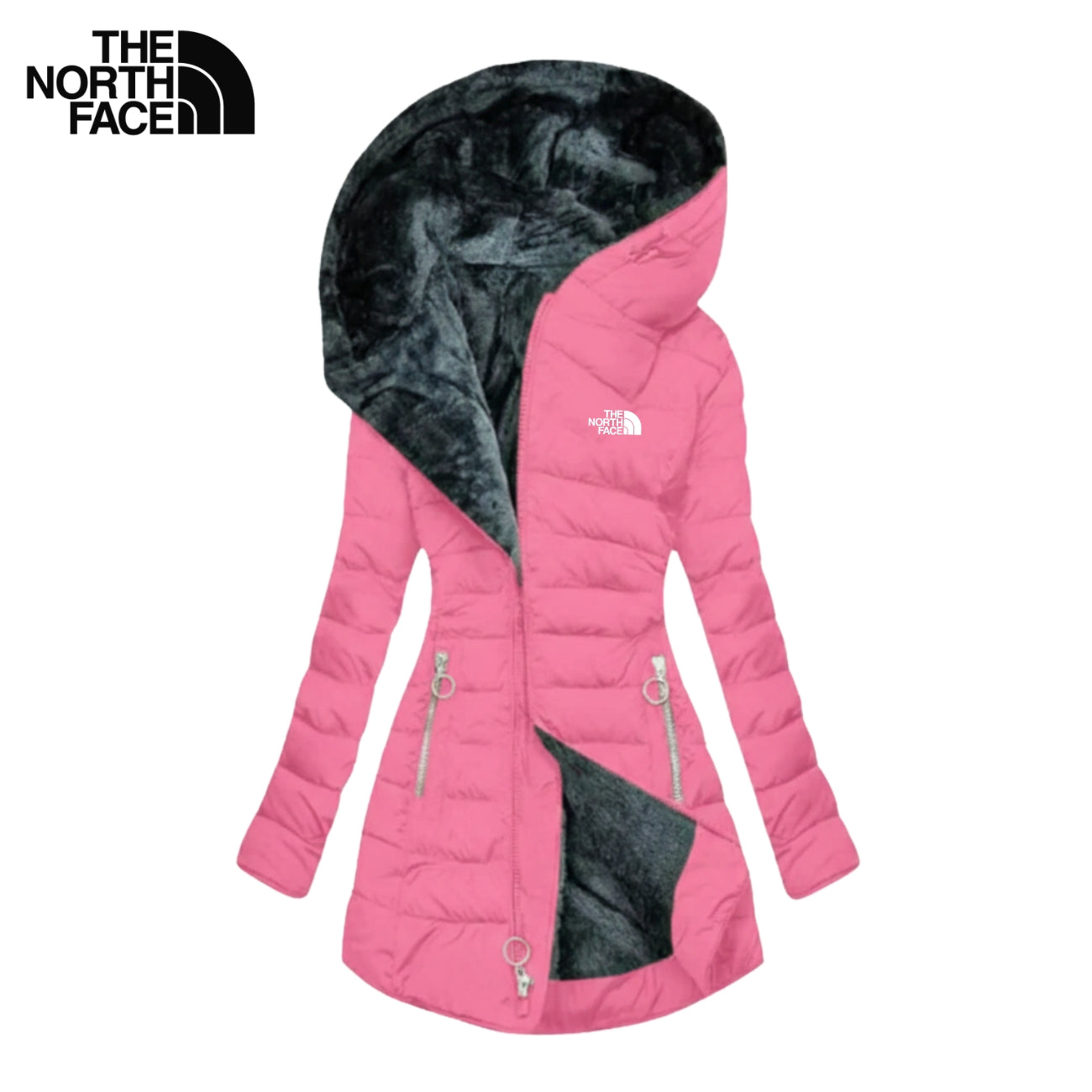 Malika | מעיל פוך ארוך עם כובע וריפוד רך