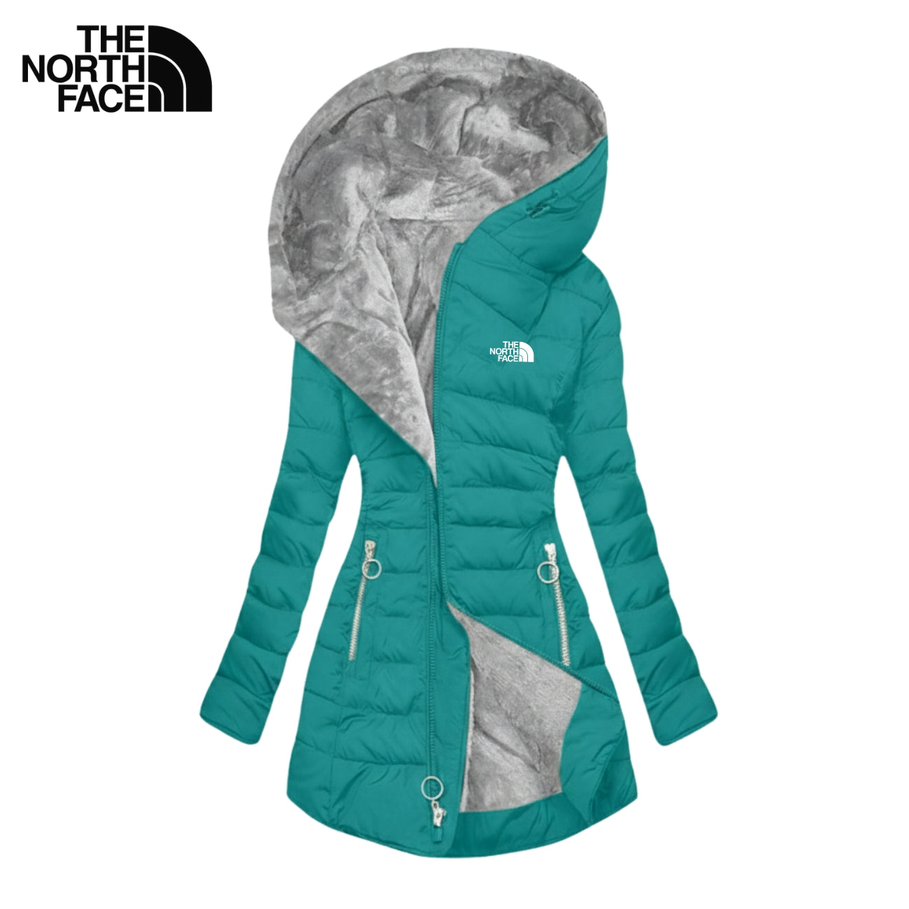 Malika | מעיל פוך ארוך עם כובע וריפוד רך