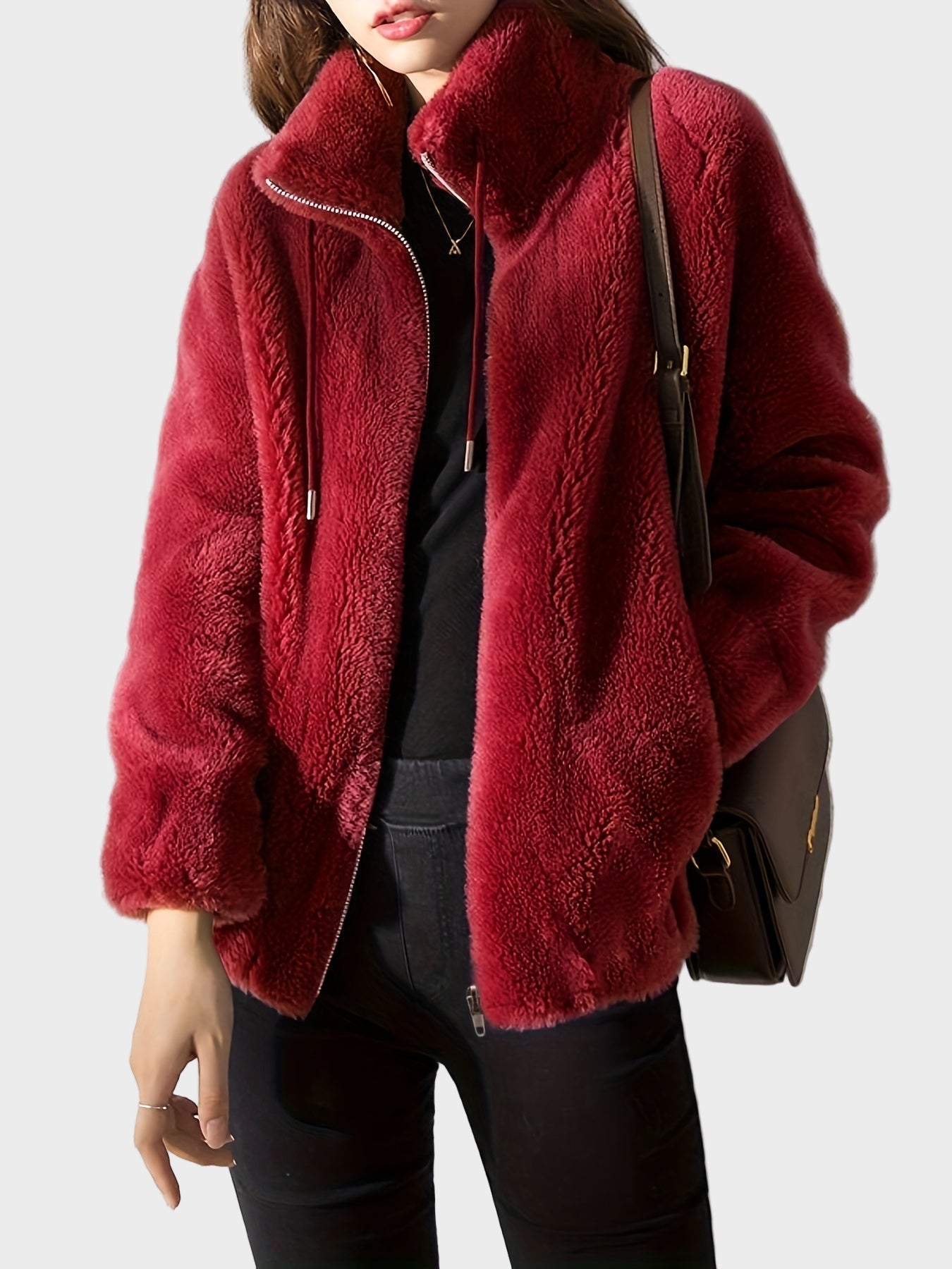 Avelora | ז'קט נוח עם רוכסן