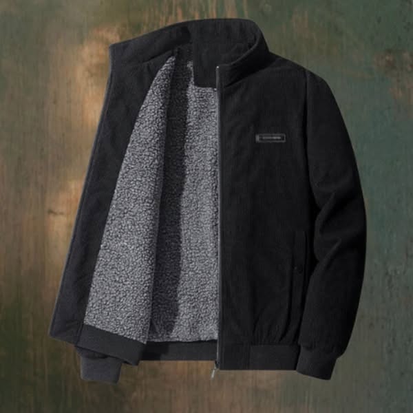 Evren | מעיל פשתן עם כיסוי פליז