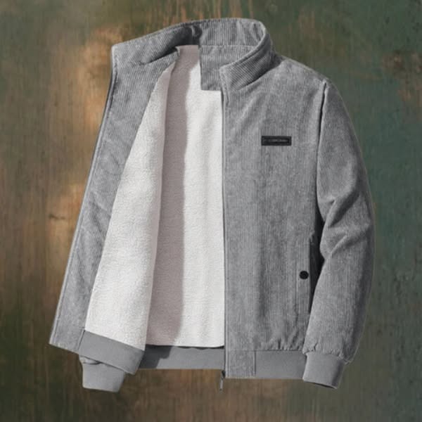 Evren | מעיל פשתן עם כיסוי פליז