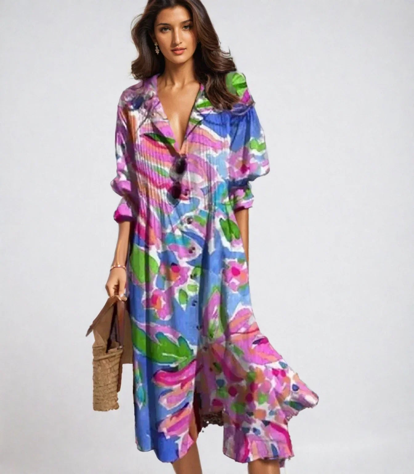 Lillia | שמלת מקסי בוהו