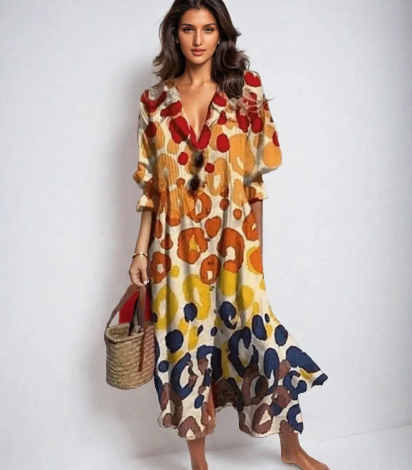 Lillia | שמלת מקסי בוהו