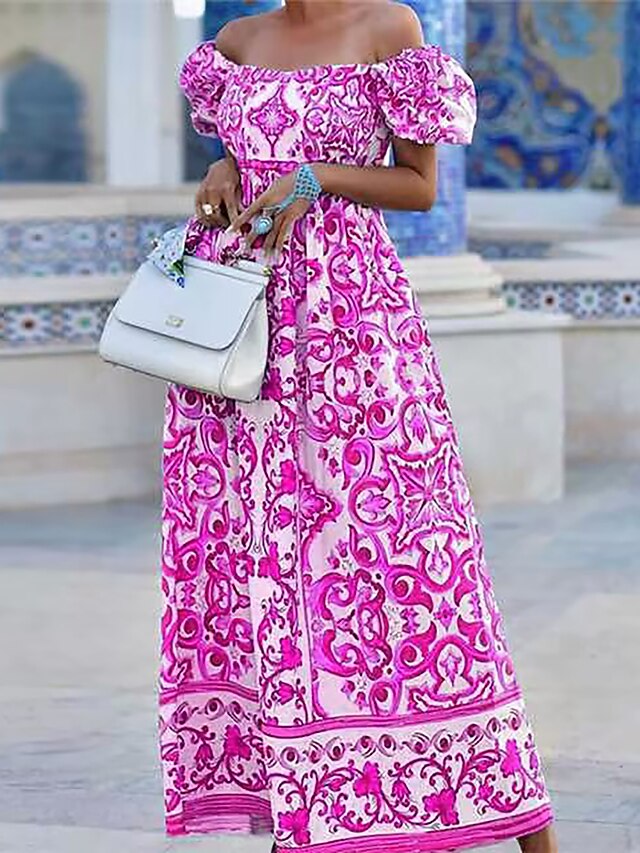 Amalfi | שמלת מקסי אלגנטית ללא כתפיים