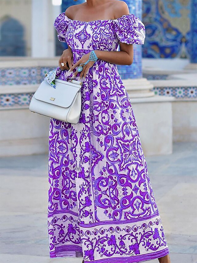 Amalfi | שמלת מקסי אלגנטית ללא כתפיים